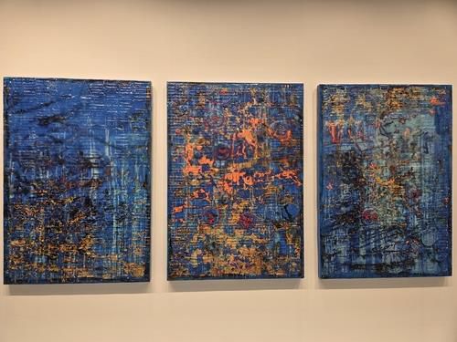 마크 브래드포드 작 '오케이, 댄 아이 어폴로자이즈'(Okay Then I apologize)(서울=연합뉴스) 박의래 기자 = 마크 브래드포드 작 '오케이, 댄 아이 어폴로자이즈'(Okay Then I apologize). 이번 프리즈를 위해 제작된 이 작품은 3일 450만 달러(약 62억6천만원)에 판매됐다. 2025.9.4. laecorp@yna.co.kr