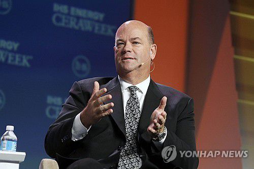 석유기업 코노코필립스의 라이언 랜스 CEO.[AFP 연합뉴스 자료사진. 재배부 및 DB 금지]