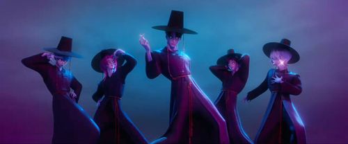 넷플릭스 애니메이션 영화 '케이팝 데몬 헌터스' 속 한 장면[넷플릭스 제공. 재판매 및 DB 금지]