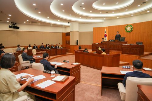 제227회 북구의회 임시회 제1차 본회의[울산 북구의회 제공. 재판매 및 DB 금지]