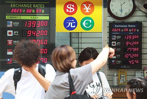 환전소[연합뉴스 자료사진]