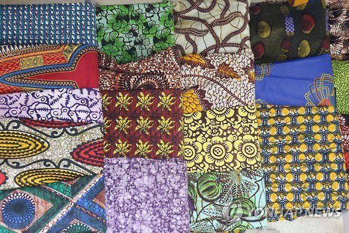 아프리카 원단 키텡게[연합뉴스 자료사진. 재판매 및 DB 금지]