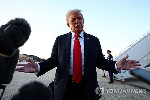 도널드 트럼프 미국 대통령[로이터 연합뉴스 자료사진. 재판매 및 DB 금지]