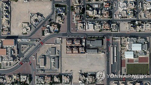 QATAR-ISRAEL-CONFLICT-PALESTINIAN-HAMS이스라엘이 지난 9일(현지시간) 공습한 카타르 도하의 시설을 지난 1월 24일 촬영한 위성사진. [2025 PLANET LABS PBC / AFP=연합뉴스. 보도용으로만 사용 가능]