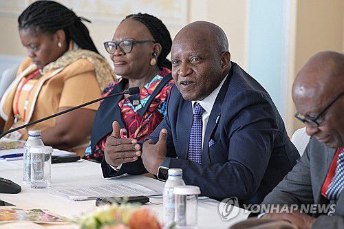 아프리카개발회의(TICAD)에 참석한 나미비아 총리 [AFP 연합뉴스 자료사진. 재판매 및 DB 금지]
