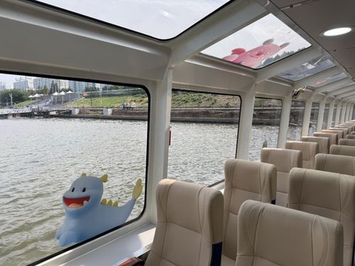 한강버스에 설치된 파노라마 통창[서울시 제공. 재판매 및 DB 금지]