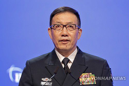 둥쥔 중국 국방부장[EPA 연합뉴스 자료사진. 재판매 및 DB 금지]