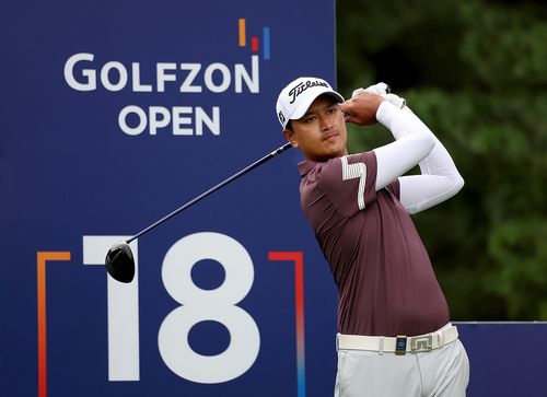 깨우깐자나의 드라이버 티샷.[KPGA 제공. 재판매 및 DB 금지]