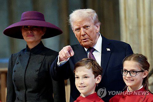 영국 방분한 도널드 트럼프 미국 대통령[로이터=연합뉴스 자료사진]