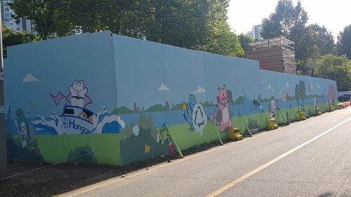 잠실한강공원 벽화 조성 후 모습[서울시 제공. 재판매 및 DB 금지]