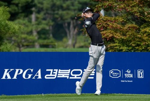 티샷 날리는 박준홍[KPGA 투어 제공. 재배포 및 DB 금지]