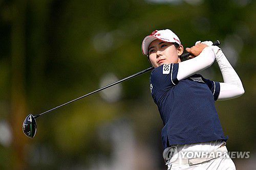 황유민의 경기 모습[게티이미지/AFP=연합뉴스]
