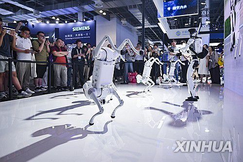 중국 상하이에서 개최된 '2025 세계 AI 컨퍼런스' [신화 연합뉴스 자료사진. 재판매 및 DB 금지]