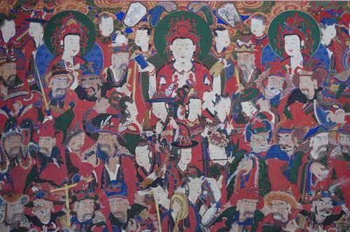 범어사 대웅전 신중도[국가유산포털 제공. 재판매 및 DB 금지]