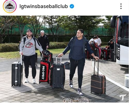 프로야구 LG, 한국시리즈 대비 합숙 훈련 시작[LG 트윈스 인스타그램 캡처. 재판매 및 DB 금지]