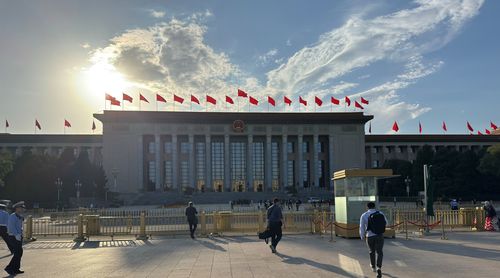 중국 베이징 인민대회당    (베이징=연합뉴스) 정성조 특파원 = 지난달 30일 중국 베이징 인민대회당의 모습. 2025.10.9 xing@yna.co.kr