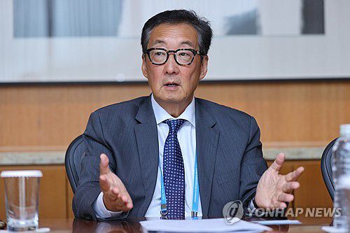 발언하는 빅터 차 전략국제문제연구소 한국 석좌[연합뉴스 자료사진]