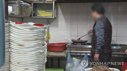 1인 자영업자[연합뉴스TV 제공]