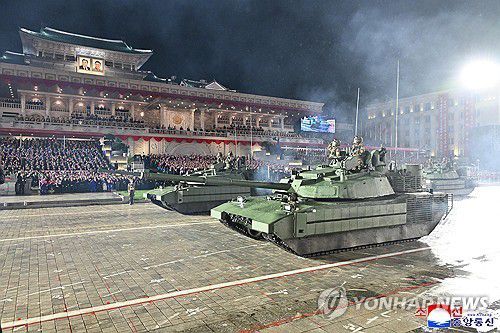 북한, 노동당 창건 80주년 경축 열병식 개최(평양 조선중앙통신=연합뉴스) 지난 10일 김일성광장에서 노동당 창건 80주년 경축 열병식이 성대히 거행됐다고 조선중앙통신이 11일 보도했다. 사진은 신형 전차 '천마-20'. 2025.10.11      [국내에서만 사용가능. 재배포 금지. For Use Only in the Republic of Korea. No Redistribution]     nkphoto@yna.co.kr