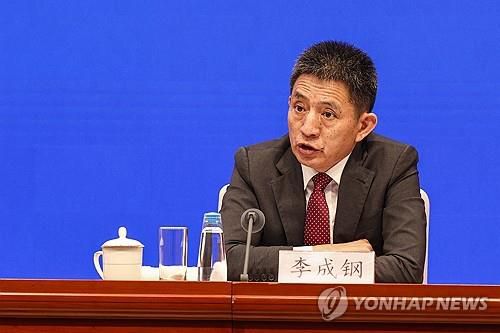 리청강 중국 상무부 국제무역협상대표[EPA 연합뉴스 자료사진. 재판매 및 DB 금지]