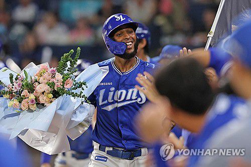 르윈 디아즈 [삼성 라이온즈 제공. 재판매 및 DB 금지] photo@yna.co.kr