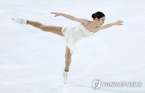 신지아의 프리스케이팅 연기[로이터=연합뉴스]