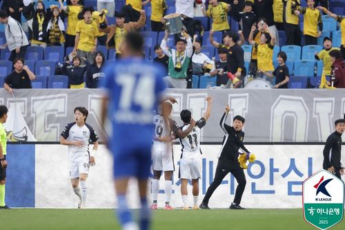 극적인 동점골 넣은 전남[한국프로축구연맹 제공. 재판매 및 DB 금지]