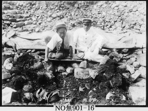 1926년 경주 서봉총 금관 출토 당시 모습 [국립중앙박물관 제공. 재판매 및 DB 금지]