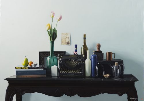 구자승 2024년 작 '타자기 있는 정물'[선화랑 제공. 재판매 및 DB 금지]