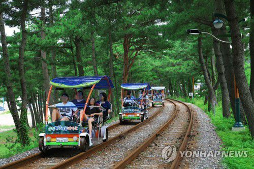 삼척해양레일바이크[삼척시 제공. 재판매 및 DB 금지]