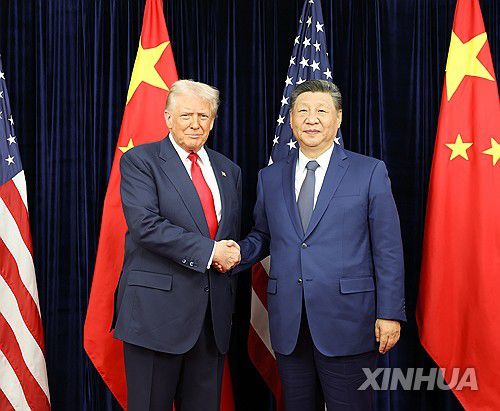 미중 정상회담[신화 연합뉴스 자료사진. 재판매 및 DB 금지]