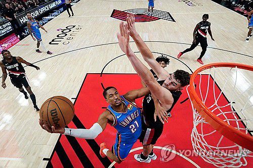 슛하는 에런 위긴스[AFP=연합뉴스]