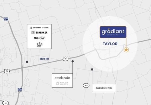 테일러에 위치한 그래디언트 테크놀로지 파크[아이마켓코리아 제공. 재판매 및 DB 금지]