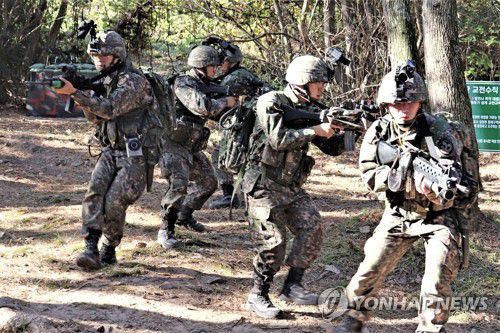 육군 '대침투 종합훈련' 모습[연합뉴스 자료사진]