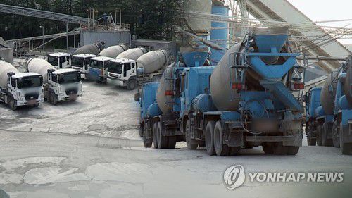 레미콘 (CG) ※ 기사와 직접 관련 없는 자료사진입니다.[연합뉴스TV 제공]