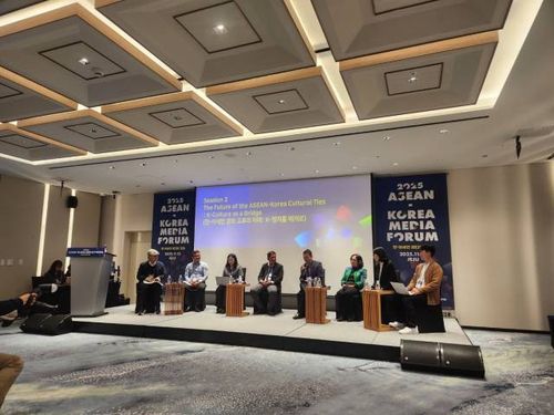한-아세안 미디어포럼(제주=연합뉴스) 이상서 기자 = 한-아세안센터는 12일 제주에서 '한-아세안 미디어포럼'을 개최했다. 2025.11.12 shlamazel@yna.co.kr (끝)