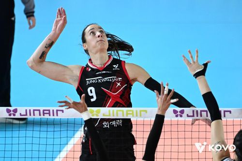 정관장 외국인 선수 자네테[한국배구연맹 제공. 재배포 및 DB 금지]