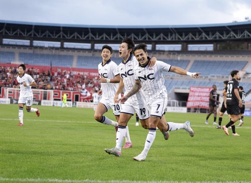 이랜드 선수단[한국프로축구연맹 제공. 재판매 및 DB 금지]