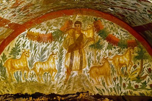 선한 목자 예수 그림[튀르키예 대통령실 제공. 재판매 및 DB 금지]