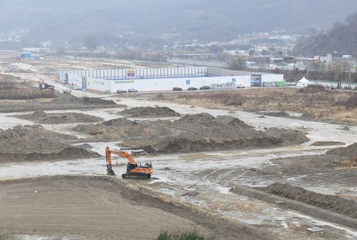 이마트 진접점에서 바라본 진접2지구 사업 현장[한국토지주택공사 LH 제공]