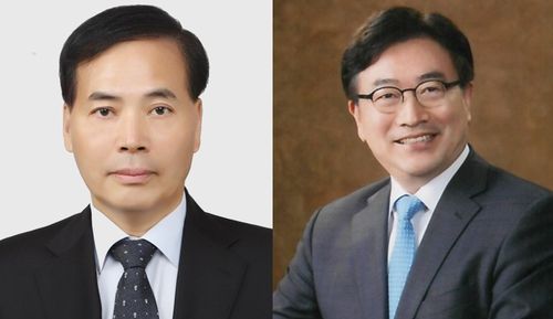 황효진 인천시 정무부시장(왼쪽)·윤원석 인천경제자유구역청장[연합뉴스 자료사진]