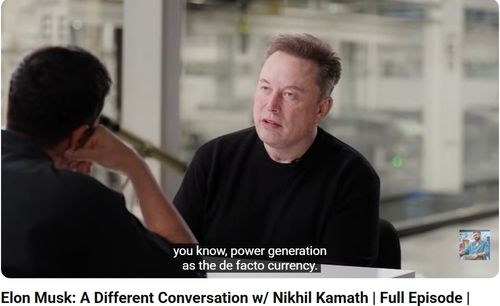 니킬 카마스의 일론 머스크 인터뷰 영상[니킬 카마스(Nikhil Kamath) 유튜브 채널 캡처. 재판매 및 DB 금지]