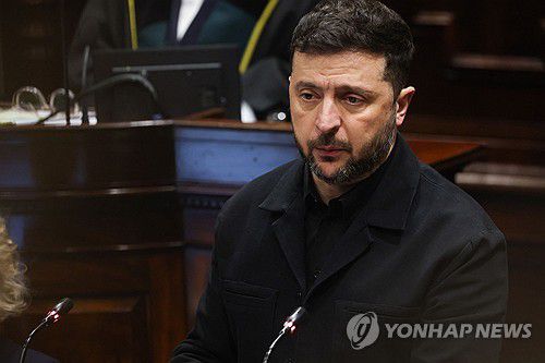 볼로디미르 젤렌스키 우크라이나 대통령연합뉴스 자료사진