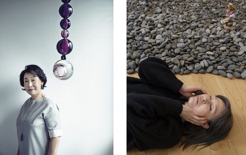 이현숙 국제갤러리 회장(왼쪽)과 양혜규 작가[국제갤러리 제공. 재판매 및 DB 금지]