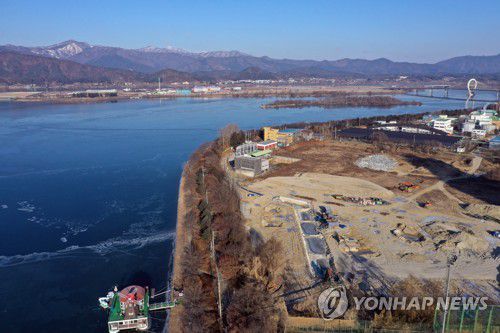 춘천역 일대 역세권 개발사업 예정지[연합뉴스 자료사진]