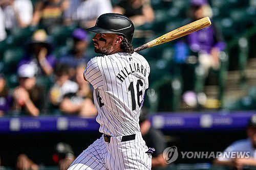 콜로라도 로키스에서 활약하던 샘 힐리어드[AFP=연합뉴스]