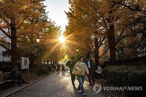 일본 도쿄 거리[AFP 연합뉴스 자료사진. 재판매 및 DB 금지]