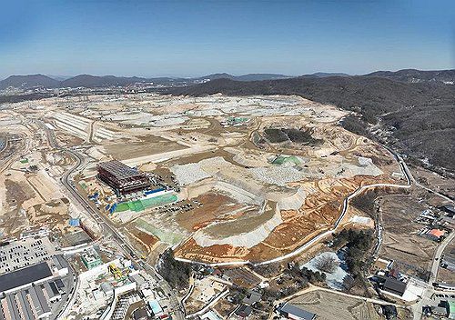 SK하이닉스 용인 반도체 클러스터 1기 팹 건설 현장[SK하이닉스 뉴스룸 캡처. 재판매 및 DB 금지]