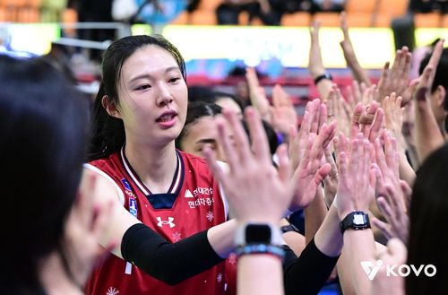 현대건설의 베테랑 미들 블로커 양효진[한국배구연맹 제공. 재판매 및 DB 금지]