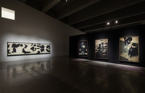 전시 전경스페이스K 서울에서 열리는 무나씨의 개인전 '우리가 지워지는 계절에'에 전시 전경. [스페이스K 서울 제공. 재판매 및 DB 금지]